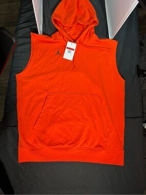 Jordan Men’s Sleeveless Crewneck Hoodie - Orange